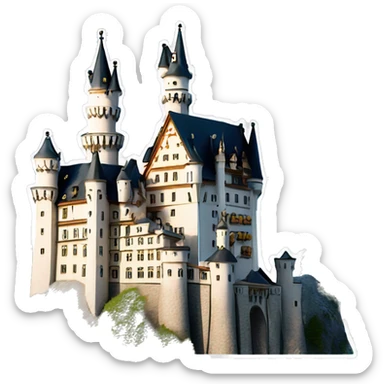 neuschwanstein castle sticker
