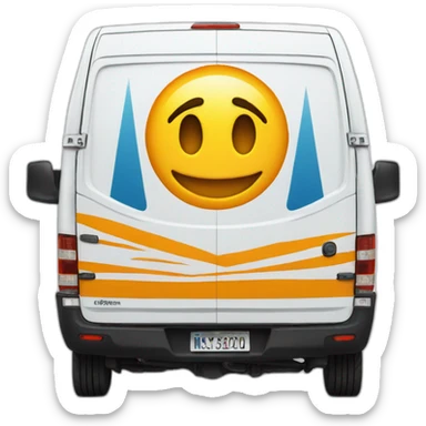 sprinter van WITH AMAZON LOGO sticker