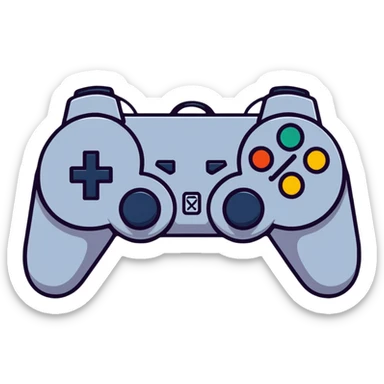 PlayStation 1 Controller Prototype Game sticker