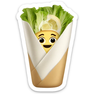Caesar salad wrap sticker