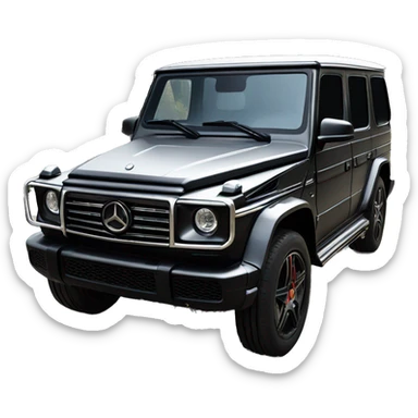Black g wagon sticker