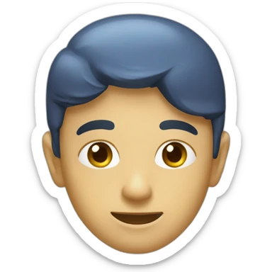 Île de paque visage sticker