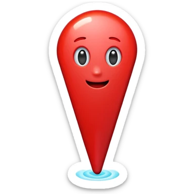 A bright red exclamation (!) mark emoji, glossy, 3D, cartoon style, vibrant colors, smooth shading, simple background, high detail, cute and expressive
 sticker