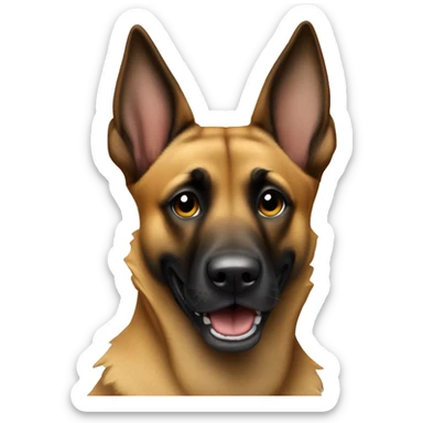 Malinois dog rockstar sticker