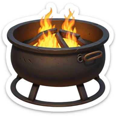 Forge Fire Pit in blacksmith item sticker