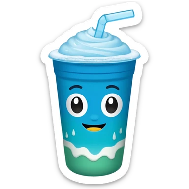 taco bell baja blast freeze cup sticker