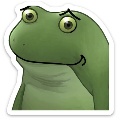 Sad annoyed  sticker