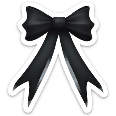 Gothic Bow  sticker