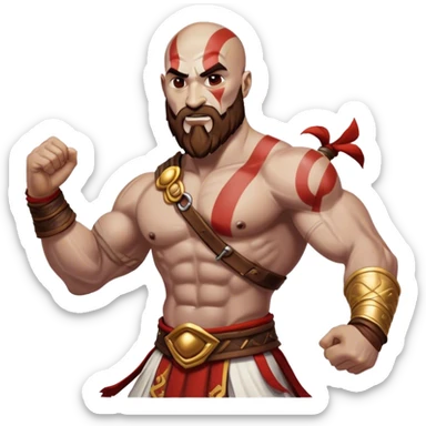 Kratos dancing sticker