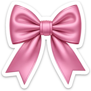 bow pink sticker
