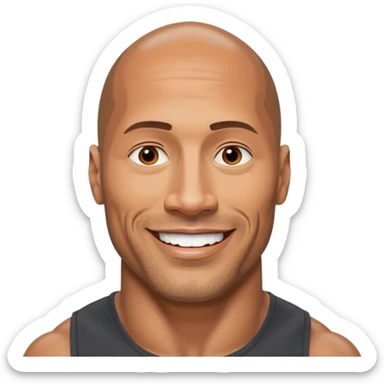 Dwayne The Rock Johnson sticker