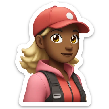 Serena Pokemon Trainer sticker