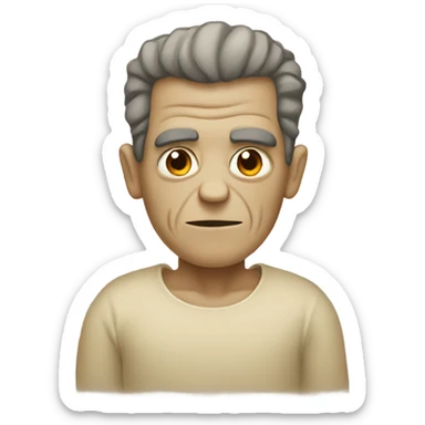 Beige Frankenstein  sticker