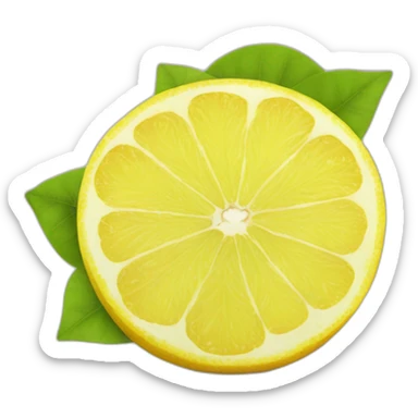 Citron couper sticker