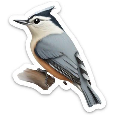 white-breasted nuthatch sticker