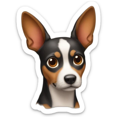 Pincher caramelo sticker