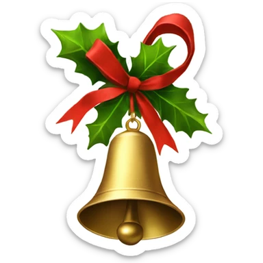 Christmas bells sticker