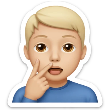 Shh-shh-shh. Quiet. Shut up sticker