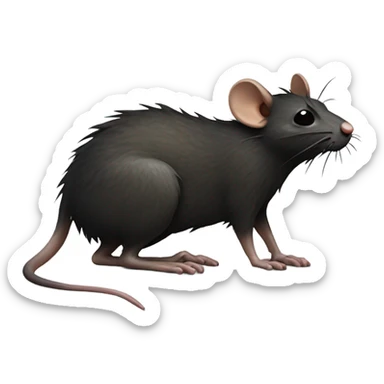 Burnt Rat  sticker