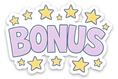 LAS LETRAS DEBEN SER VIOLETA PASTEL Y LAS ESTRELLAS AMARILLAS DEBES MANTENER EXACTAMENTE LA IMAGEN ORIGINAL, LOS BORDES DEBEN SER BLANCOS EN LUGAR DE NEGRO sticker