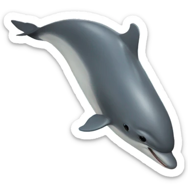 Delfin surfeando sticker
