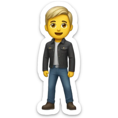 persona cayendo por barranco sticker