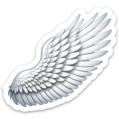 left angel wing sticker