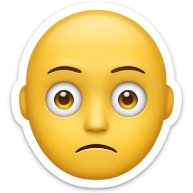 Thinking Face emoji banao sticker