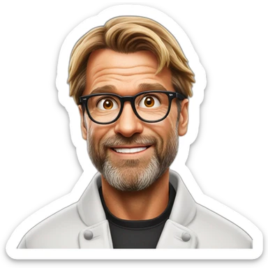 jurgen Klopp is doing Italian chef's kiss sticker