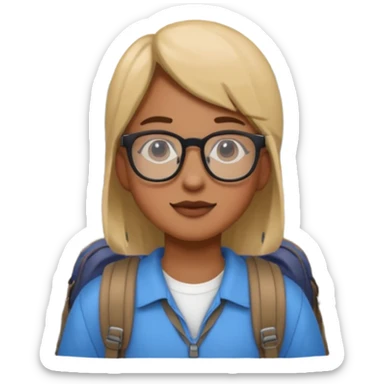 City Backpack Student sticker