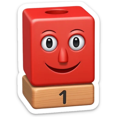 Numberblocks 1 sticker