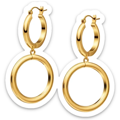 Earring Hoops sticker