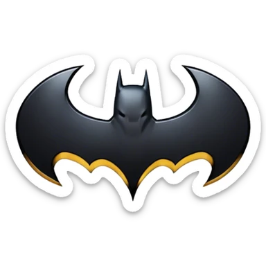 batman symbol sticker