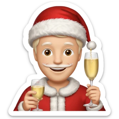 Feliz Navidad y próspero Año Nuevo to David sticker