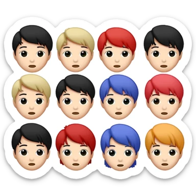 Puedes crear unos emoticonos de la banda de kpop BTS de su logo y el de Army sticker