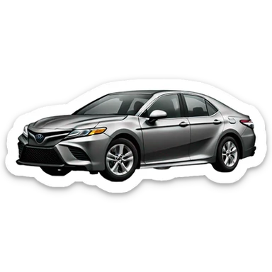 Gray Toyota Camry 2023 sticker
