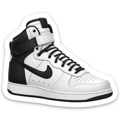White high top nikes sticker