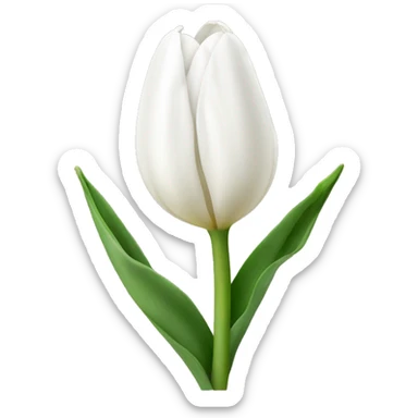 White Tulpen  sticker