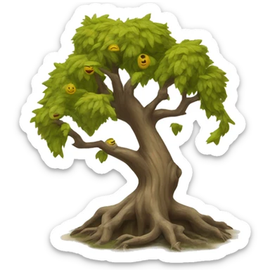 whomping willow tree sticker