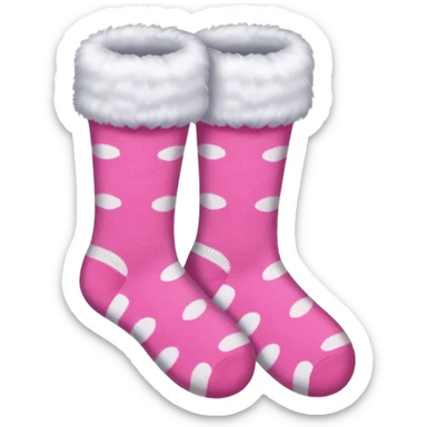  Cute pink socks sticker