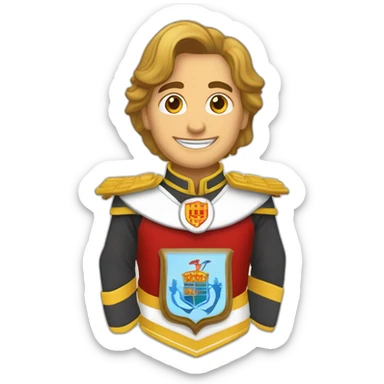 generador de escudo para colegio con nombre de unidad educativa humberto vasquez machicado lll sticker
