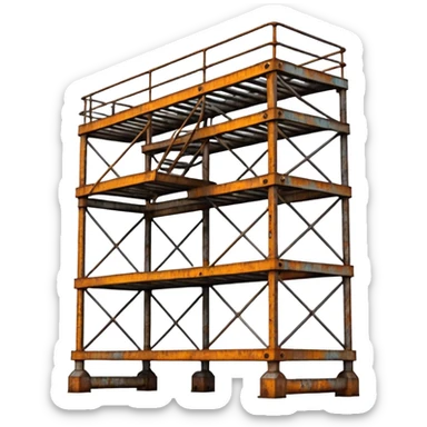 Offshore scaffolds  sticker
