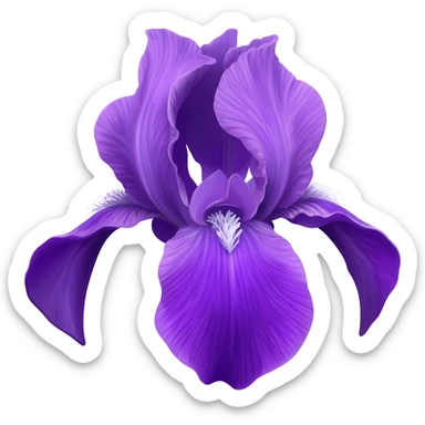 Iris flower emoji sticker