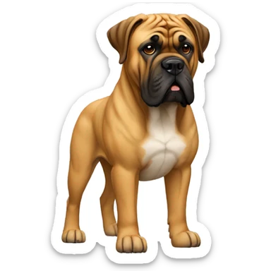 Bullmastiff Dog Breed Full Body sticker