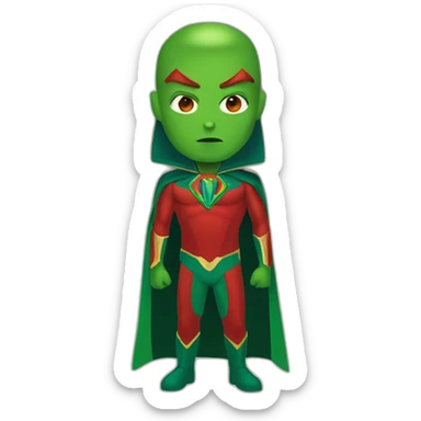 martian manhunter sticker