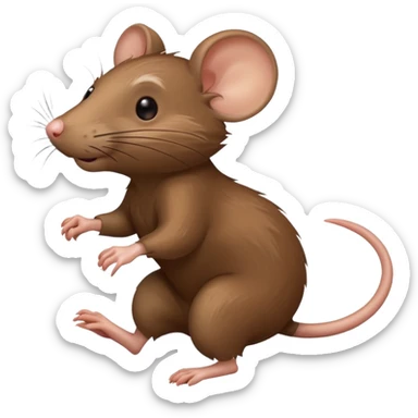 rat running sticker