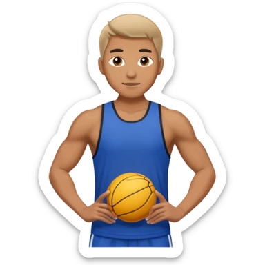 man running in sportswear sticker