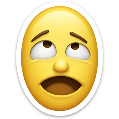 Face palming emoji with tears  sticker