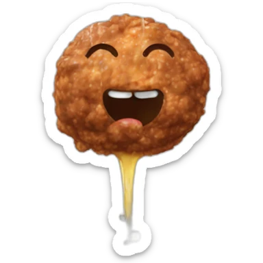 meatball showers sticker