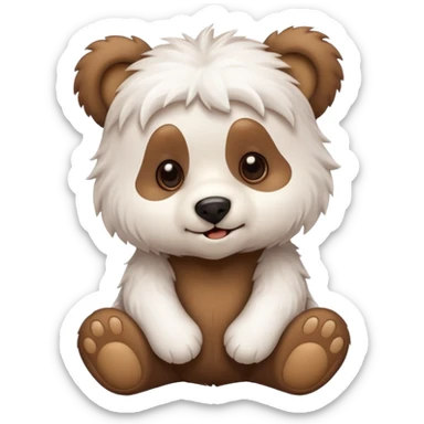 Can you do a mix of a Maltese and bear cub sticker